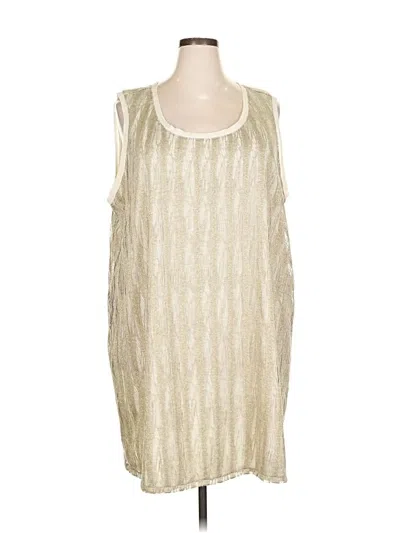 Pre-owned Daisy Fuentes Casual Dress In Gold