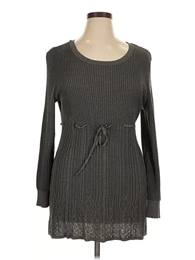Pre-owned Daisy Fuentes Casual Dress In Gray