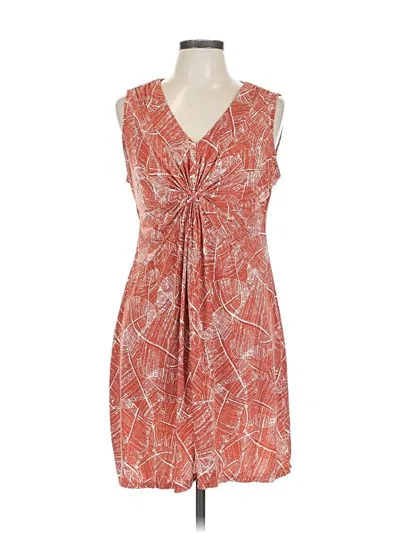Pre-owned Daisy Fuentes Casual Dress In Orange