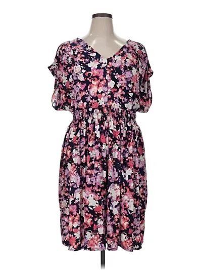 Pre-owned Daisy Fuentes Casual Dress In Purple