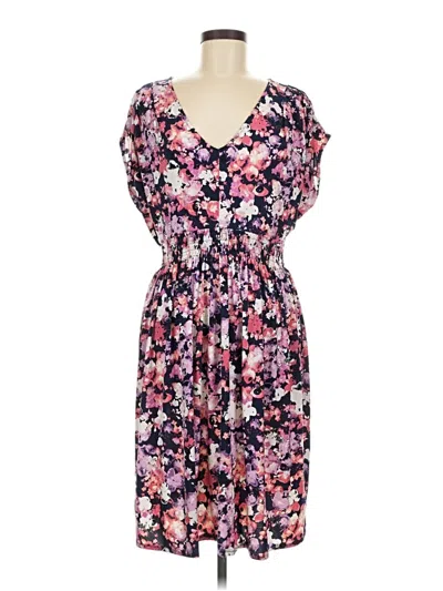 Pre-owned Daisy Fuentes Casual Dress In Purple