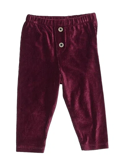 Pre-owned Daisy Fuentes Babies' Casual Pants In Burgundy