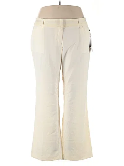 Pre-owned Daisy Fuentes Casual Pants In Ivory