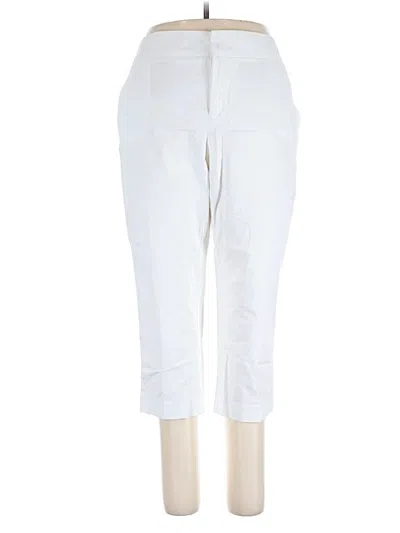 Pre-owned Daisy Fuentes Casual Pants In White
