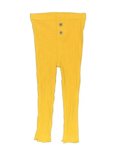 Pre-owned Daisy Fuentes Babies' Casual Pants In Yellow