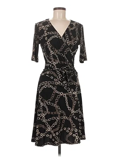 Pre-owned Daisy Fuentes Cocktail Dress In Black
