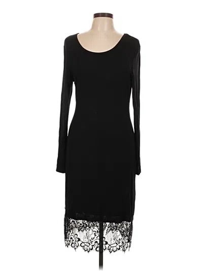 Pre-owned Daisy Fuentes Cocktail Dress In Black