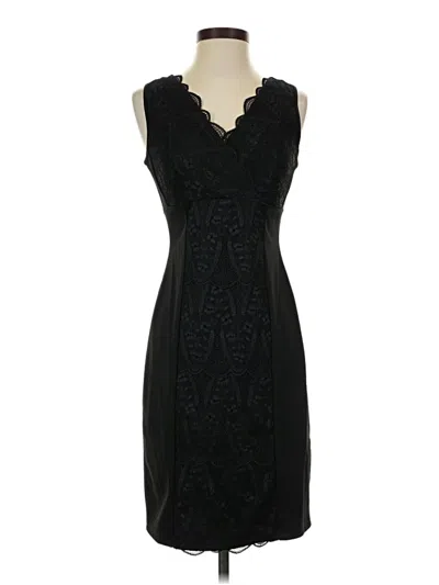 Pre-owned Daisy Fuentes Cocktail Dress In Black