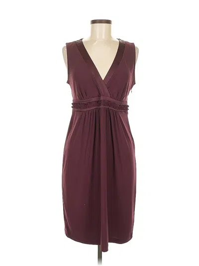 Pre-owned Daisy Fuentes Cocktail Dress In Burgundy