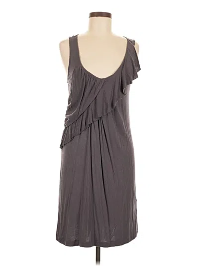 Pre-owned Daisy Fuentes Cocktail Dress In Gray