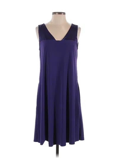 Pre-owned Daisy Fuentes Cocktail Dress In Purple