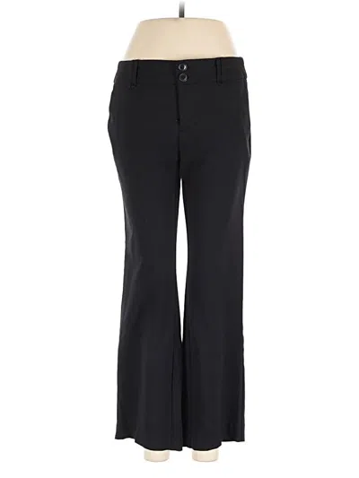 Pre-owned Daisy Fuentes Dress Pants In Black