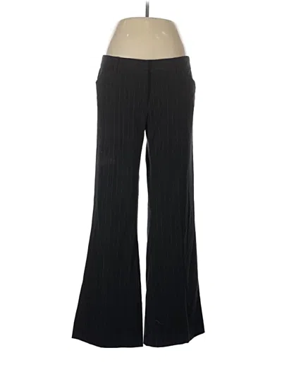 Pre-owned Daisy Fuentes Dress Pants In Black