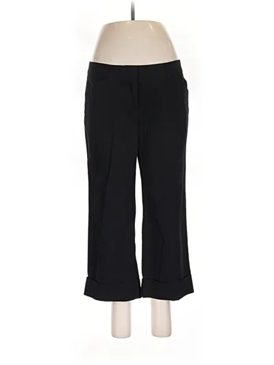 Pre-owned Daisy Fuentes Dress Pants In Black