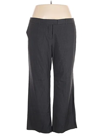 Pre-owned Daisy Fuentes Dress Pants In Gray