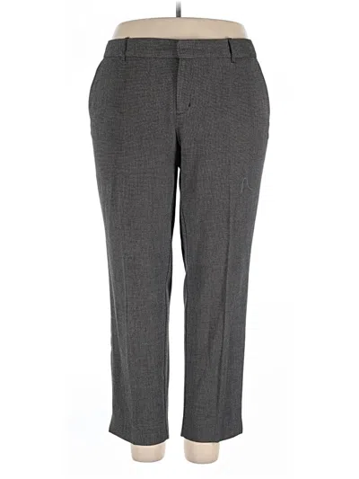 Pre-owned Daisy Fuentes Dress Pants In Gray