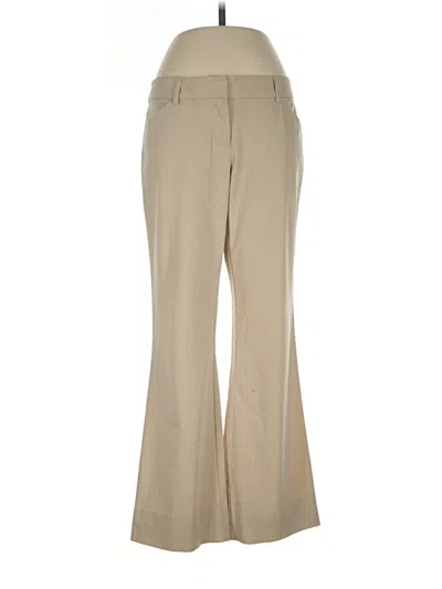 Pre-owned Daisy Fuentes Dress Pants In Tan