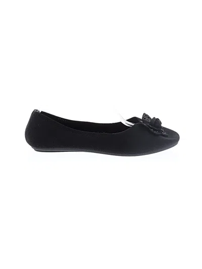 Pre-owned Daisy Fuentes Flats In Black