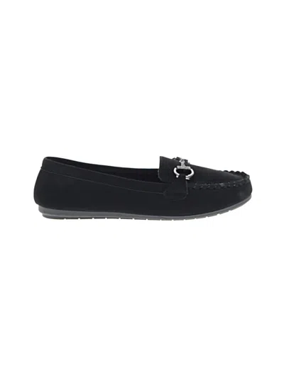Pre-owned Daisy Fuentes Flats In Black