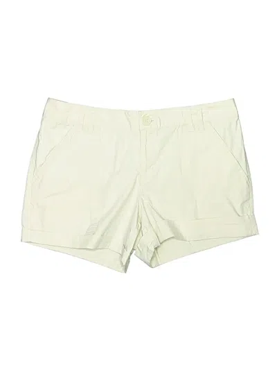 Pre-owned Daisy Fuentes Khaki Shorts In Ivory