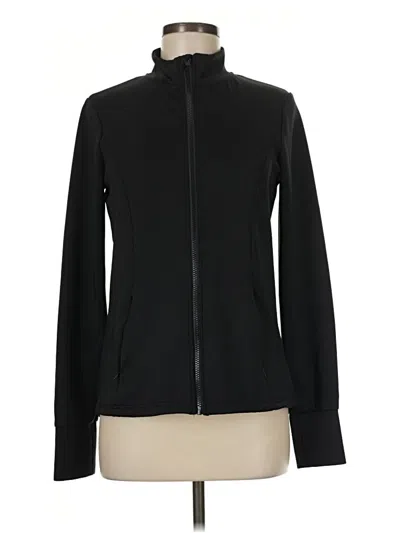 Pre-owned Daisy Fuentes Long Sleeve Turtleneck In Black