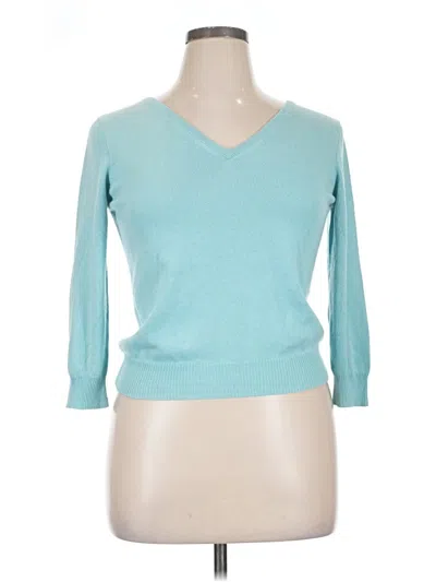 Pre-owned Daisy Fuentes Pullover Sweater In Blue