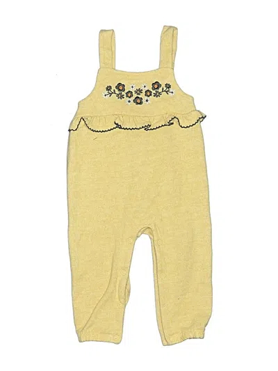 Pre-owned Daisy Fuentes Babies' Short Sleeve Onesie In Yellow