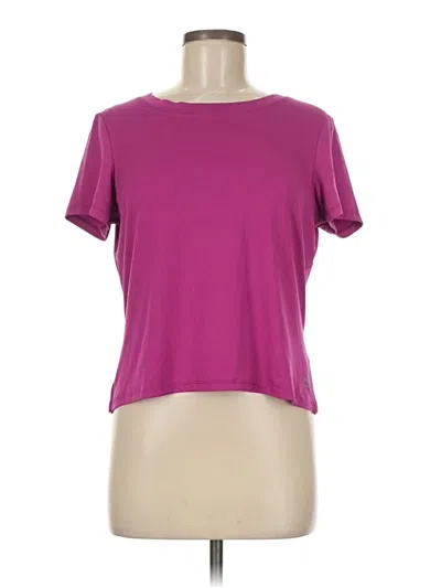 Pre-owned Daisy Fuentes Short Sleeve T-shirt In Purple