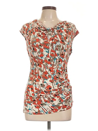 Pre-owned Daisy Fuentes Sleeveless Blouse In Red