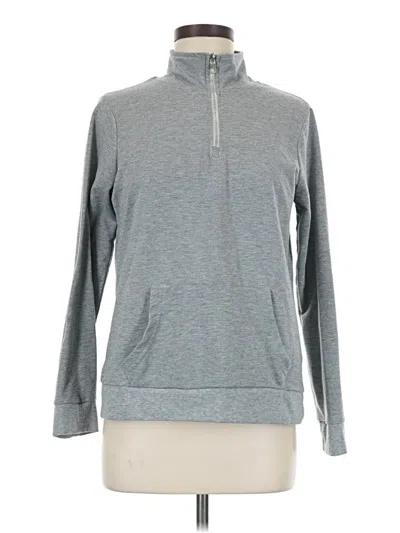 Pre-owned Daisy Fuentes Sweatshirt In Gray
