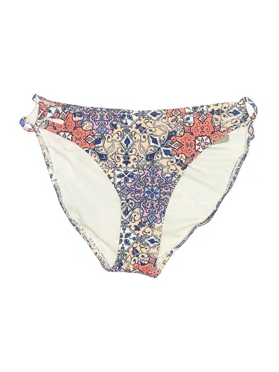 Pre-owned Daisy Fuentes Swimsuit Bottoms In White