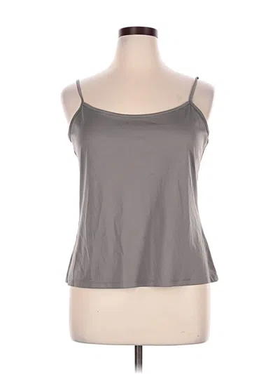Pre-owned Daisy Fuentes Tank Top Gray Strapless Neckline Tops