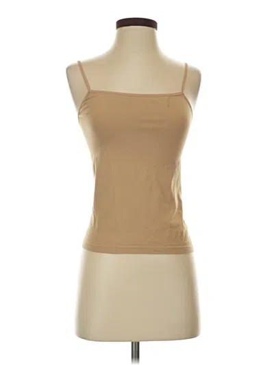 Pre-owned Daisy Fuentes Tube Top Tan Strapless Neckline Tops