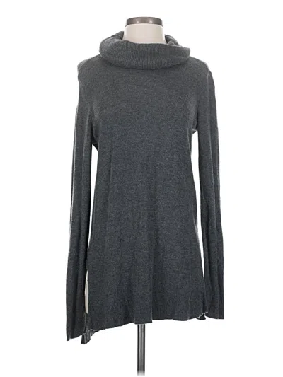 Pre-owned Daisy Fuentes Turtleneck Sweater In Gray