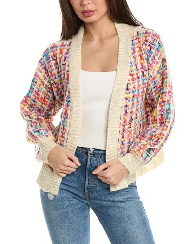 Daisy Lane Wool & Mohair-blend Cardigan In Pink