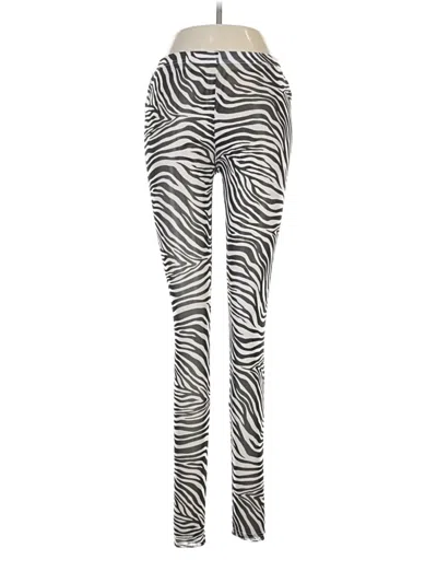 Pre-owned Daisy Leggings In Silver