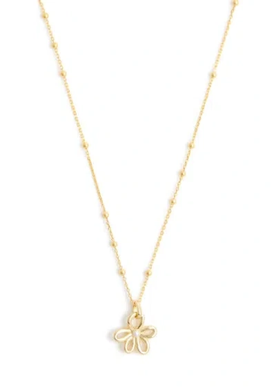 Daisy London Daisy Bow 18kt Gold-plated Necklace
