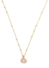 Daisy London Healing Stone 18kt Gold-plated Necklace In Pink