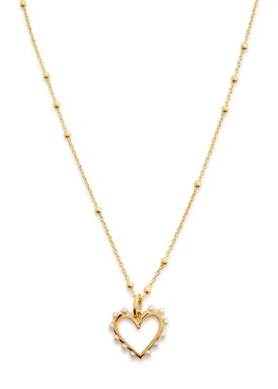 Daisy London Heart 18kt Gold-plated Necklace