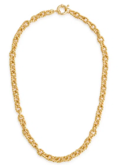 Daisy London X Polly Sayer Vintage Rope 18kt Gold-plated Necklace