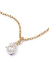Daisy London X Shrimps 18kt Gold-plated Necklace In Pearl