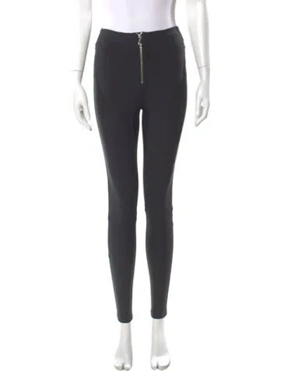 Pre-owned Daisy Nylon Skinny Leg Pants In Black