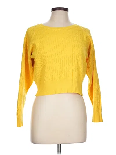 Pre-owned Daisy Pullover Sweater In Yellow