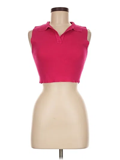 Daisy Sleeveless Blouse In Pink