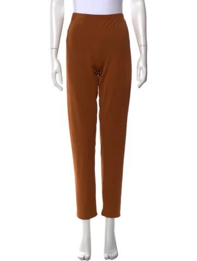 Pre-owned Daisy Straight Leg Pants In Brown