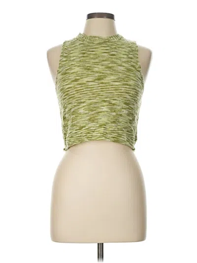 Pre-owned Daisy Street Cardigan Sweater In Green