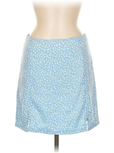 Pre-owned Daisy Street Casual Skirt In Blue