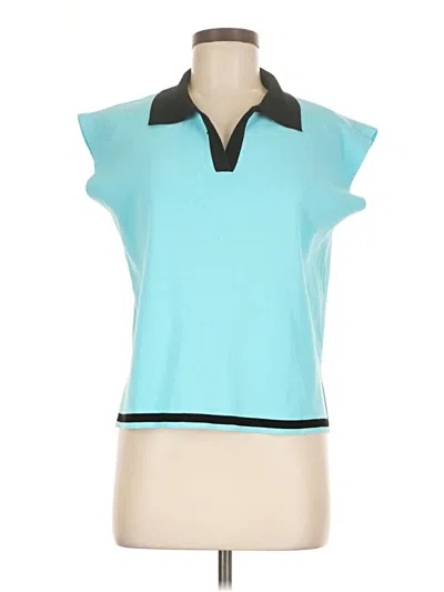 Pre-owned Daisy Sweater Vest In Teal