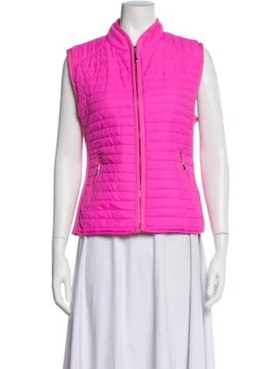 Pre-owned Daisy Vest In Pink