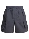 Daiwa Pier39 Elasticated-waist Cargo Shorts In Gray